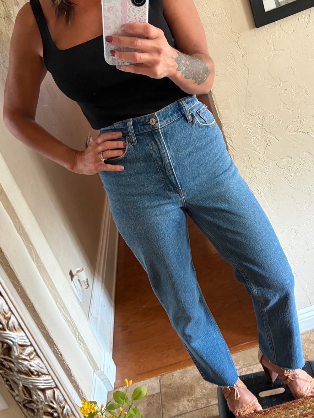 Abercrombie & Fitch Straight Leg Jeans - Blue